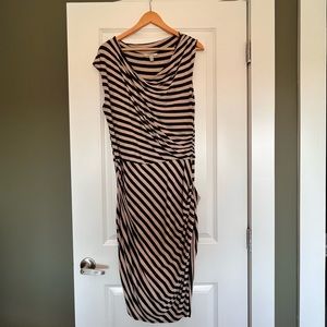 Bordeaux Jersey Dress - L